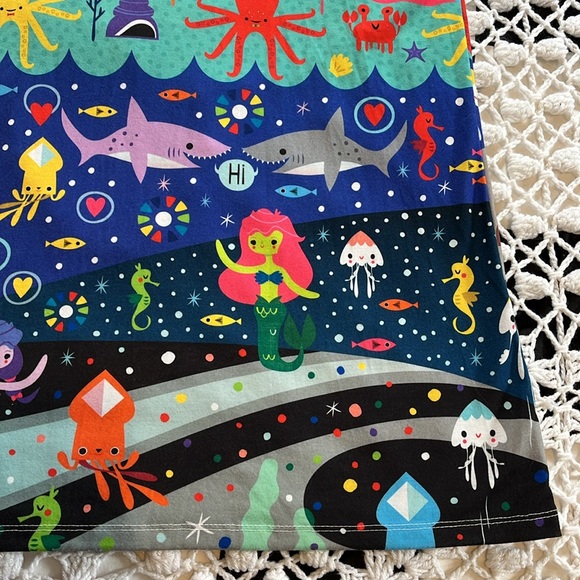 2014 Japan LA for Crowded Teeth underwater cosmos print dress size XS - Picture 6 of 16